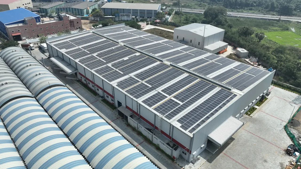 Daystar Solar project at Featherlite Sriperumbudur